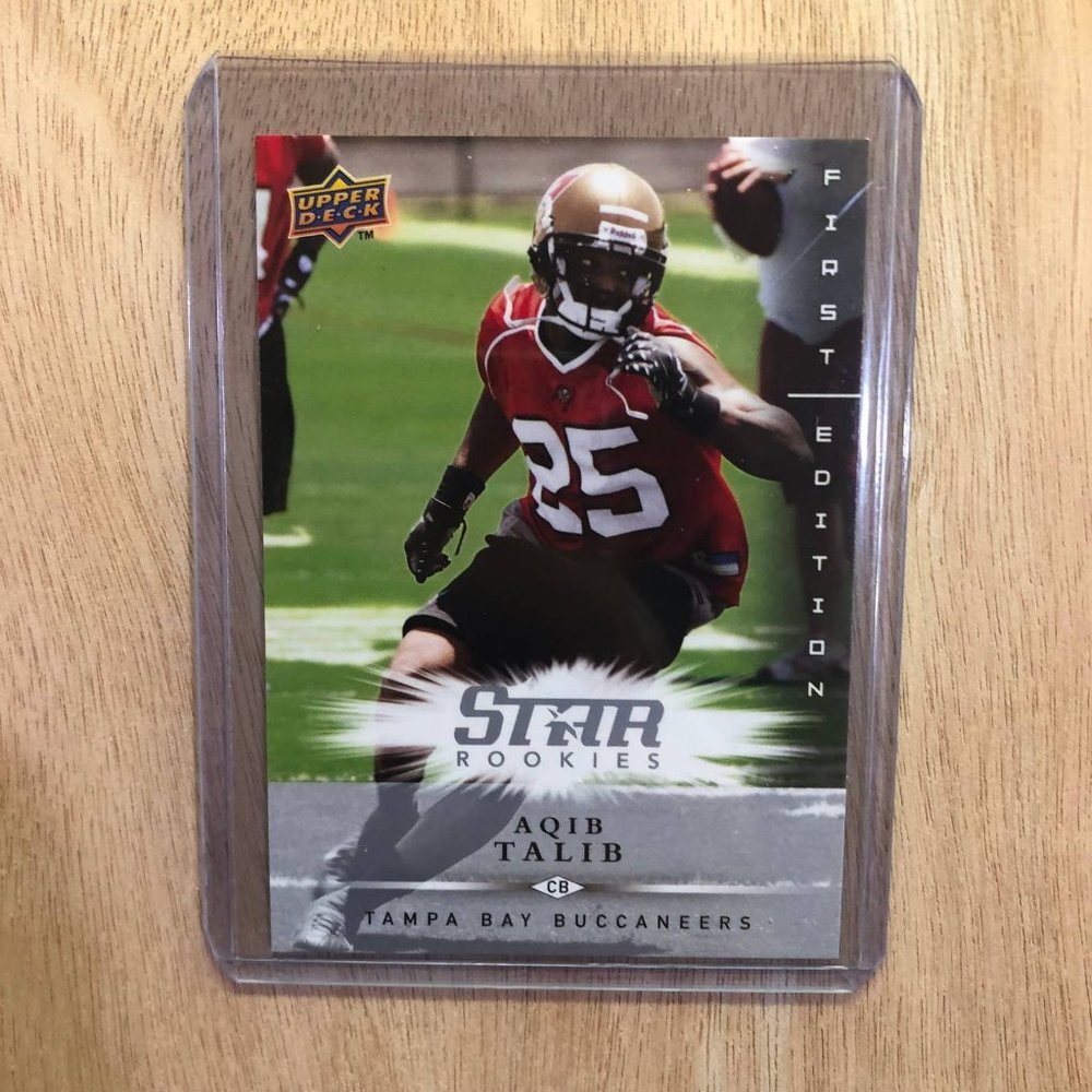 Aqib Talib RC - Upper Deck Sports Card